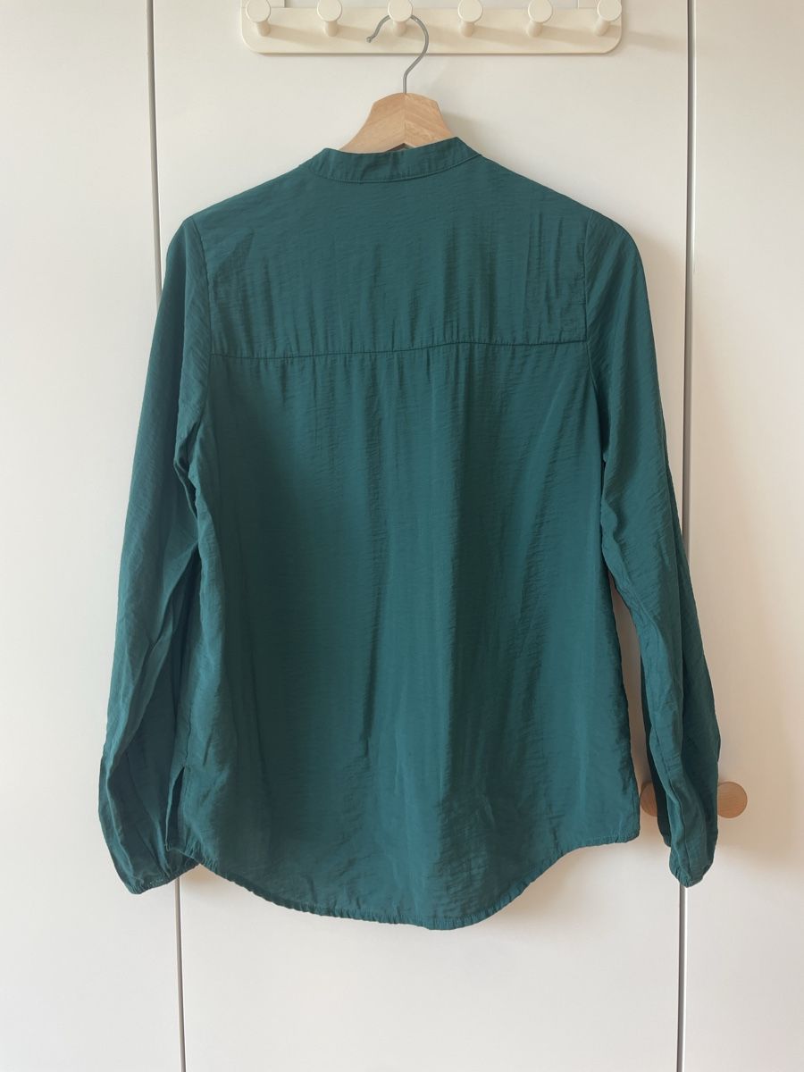 Camicette: Schlichte, grüne Bluse von Manguun, Gr. 38 – Usato da Neukirch an der Thur venduto da bee88 1