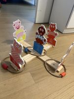 Jeux d’adresse en bois - lancer d’anneaux 3 ans +