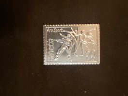 10 Gramm Silber 999 Briefmarke