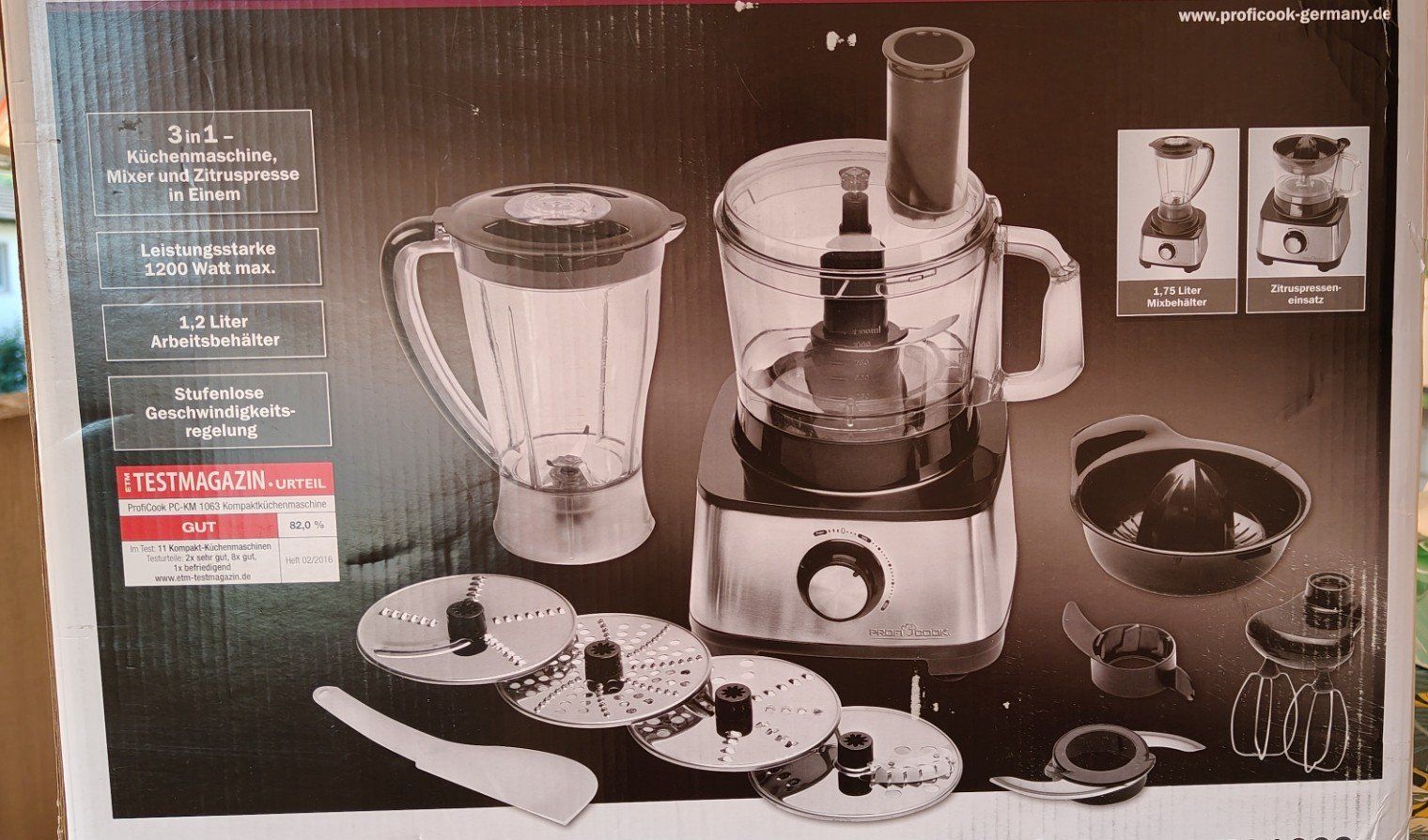 Küchengeräte: Küchenmaschiene Profi Cook – Neu und originalverpackt aus Safenwil von Pluess1000
