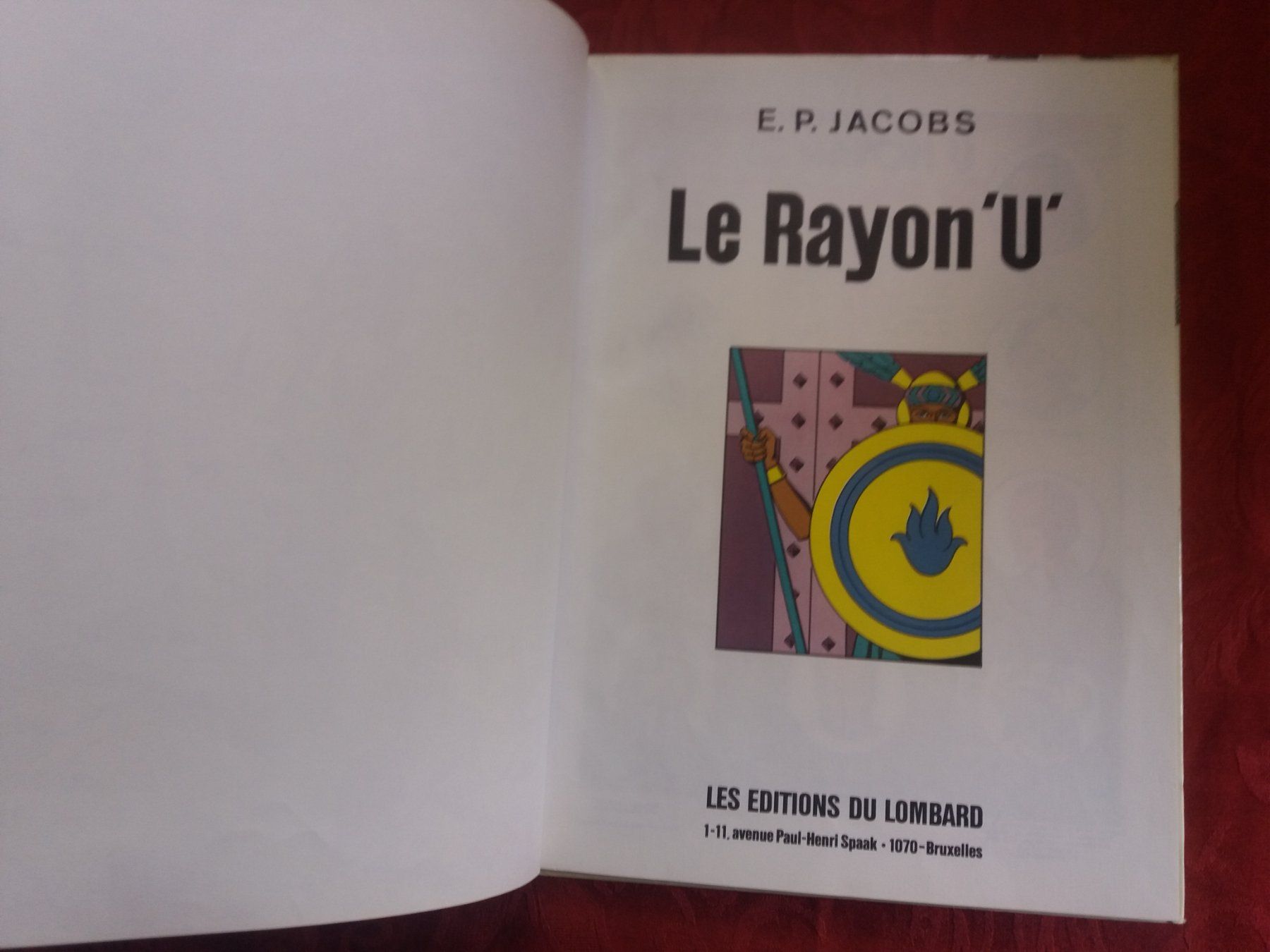 Fumetti: Le Rayon U - E.P. Jacobs - Très bon état ! – Usato da Meyrin venduto da toutatis 1