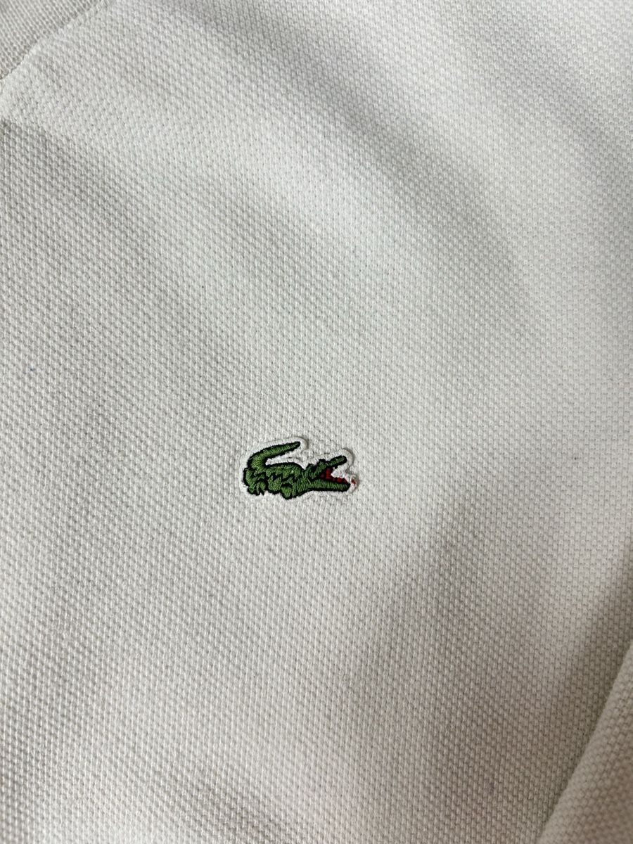 Lacoste Pullover & Sweatshirts: Pull crewneck Lacoste blanc en coton - L homme  – Neu (gemäss Beschreibung) aus Hauterive NE von Leo_o 1