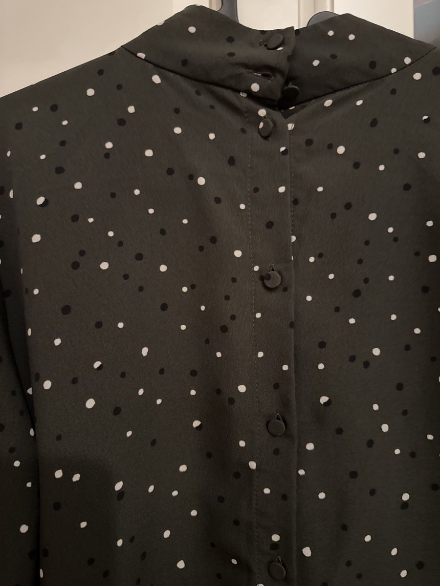 H&M Camicette: Damenbluse grün mit Punkten | Gr. 38 – Nuovo (secondo la descrizione) da Winterthur venduto da ann_9m9m 3