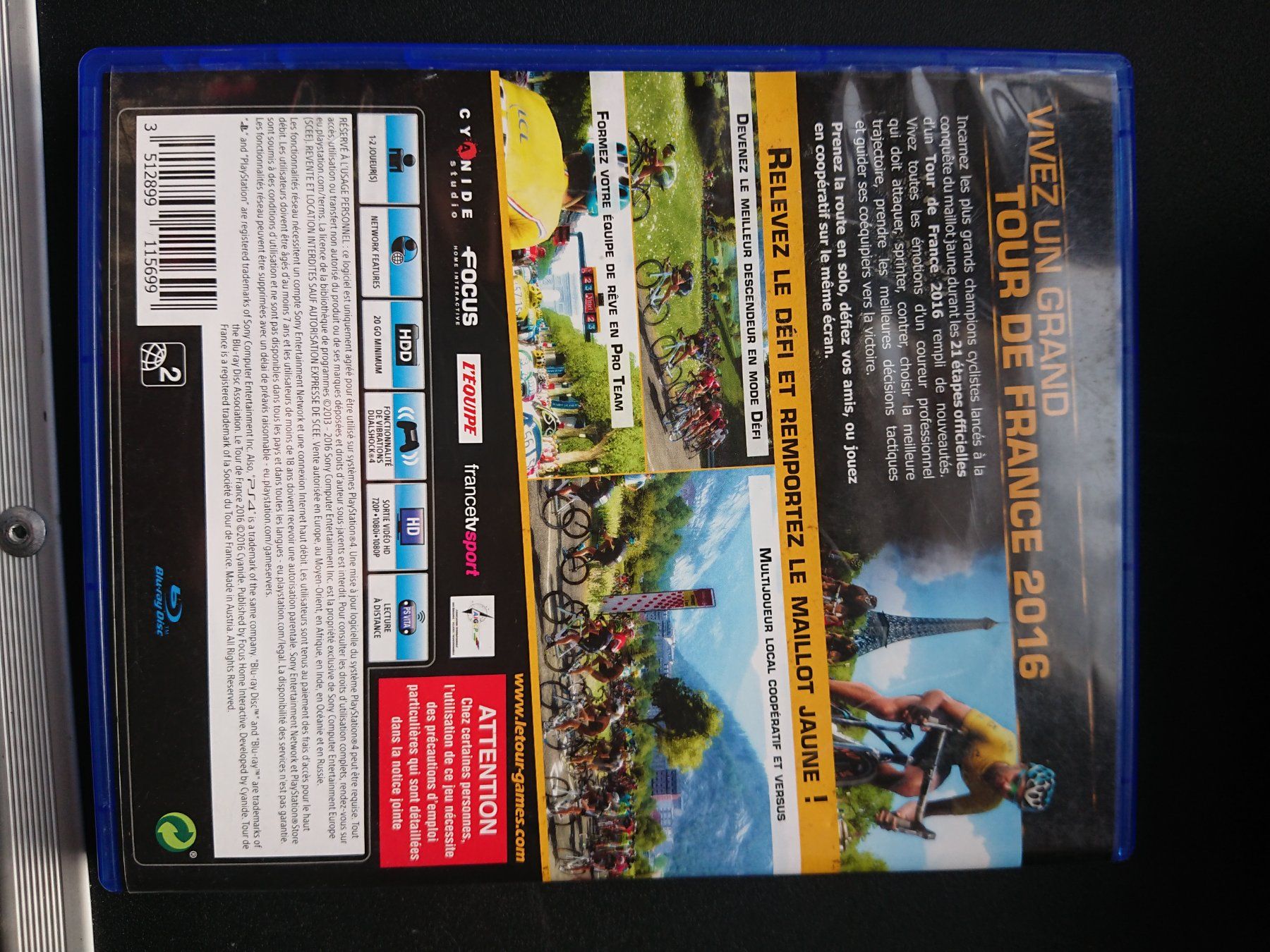 Sony Giochi: Le tour de France 2016 PS4 – Usato da Farvagny-le-Grand venduto da LaCaverne 1