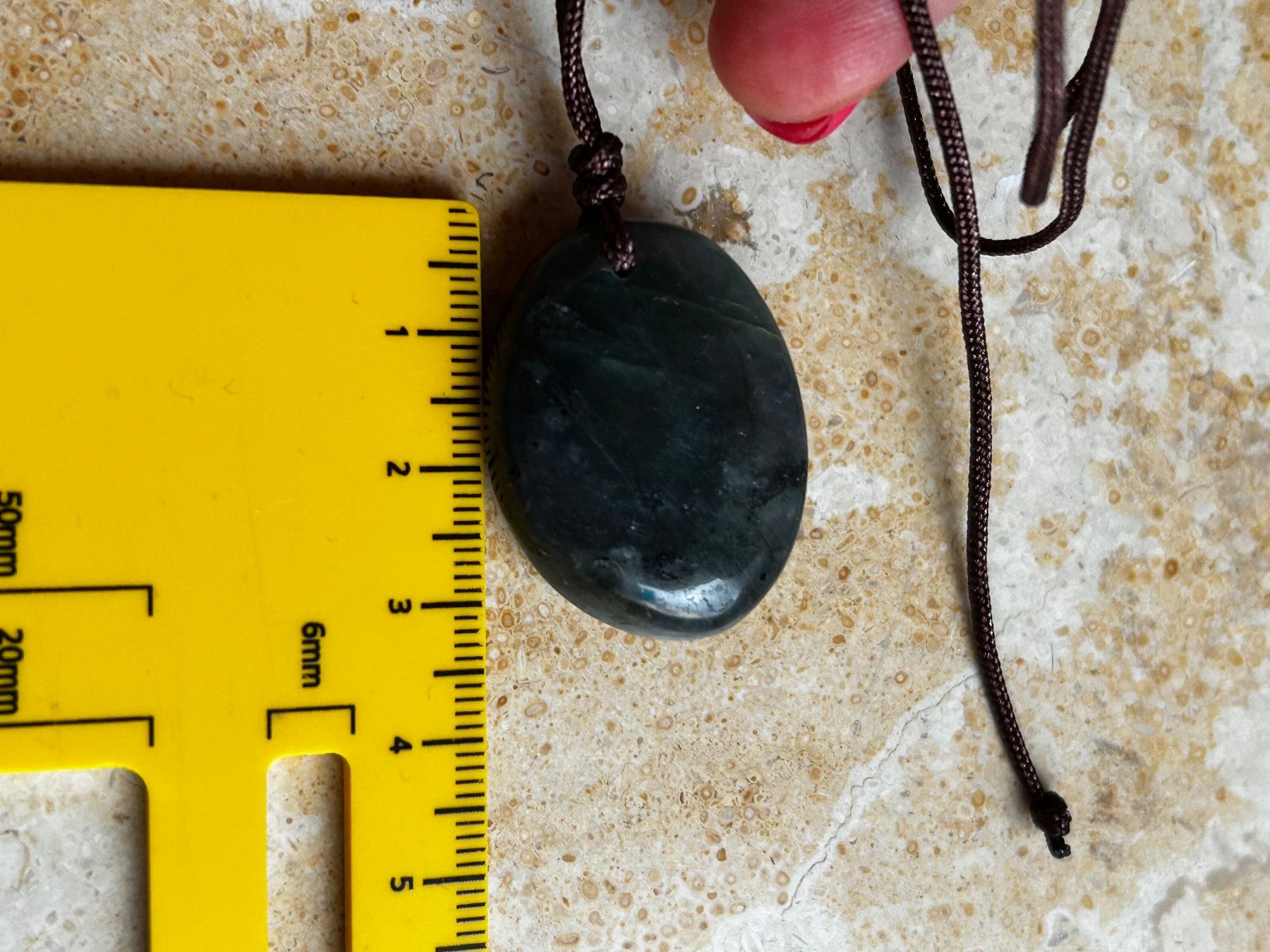 Catenine: Herrenkette Labradorit ca 50 cm – Usato da Dittingen venduto da Bijoubelle 6