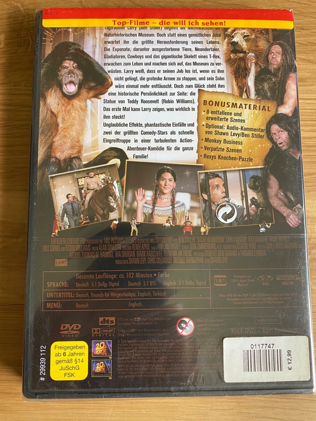 Tutti i DVDs: DVD NACHTS IM MUSEUM – Usato da chiasso venduto da Wulli 1