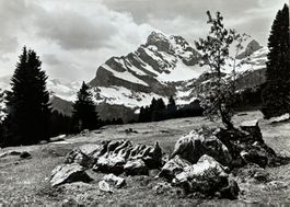 Grosse Fotokarte (14 x 19 cm)  - Braunwald - Schönwetter