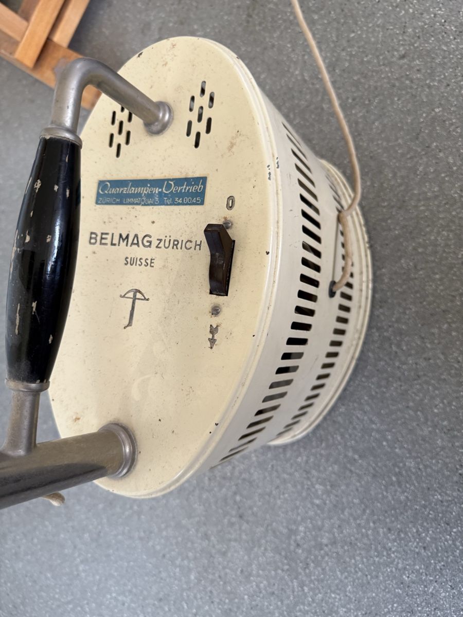 Belmag Lampade: Vintage Belmag Zürich Quarzlampe umgerüstet auf LED – Usato da Biberist venduto da Mrgerl 3
