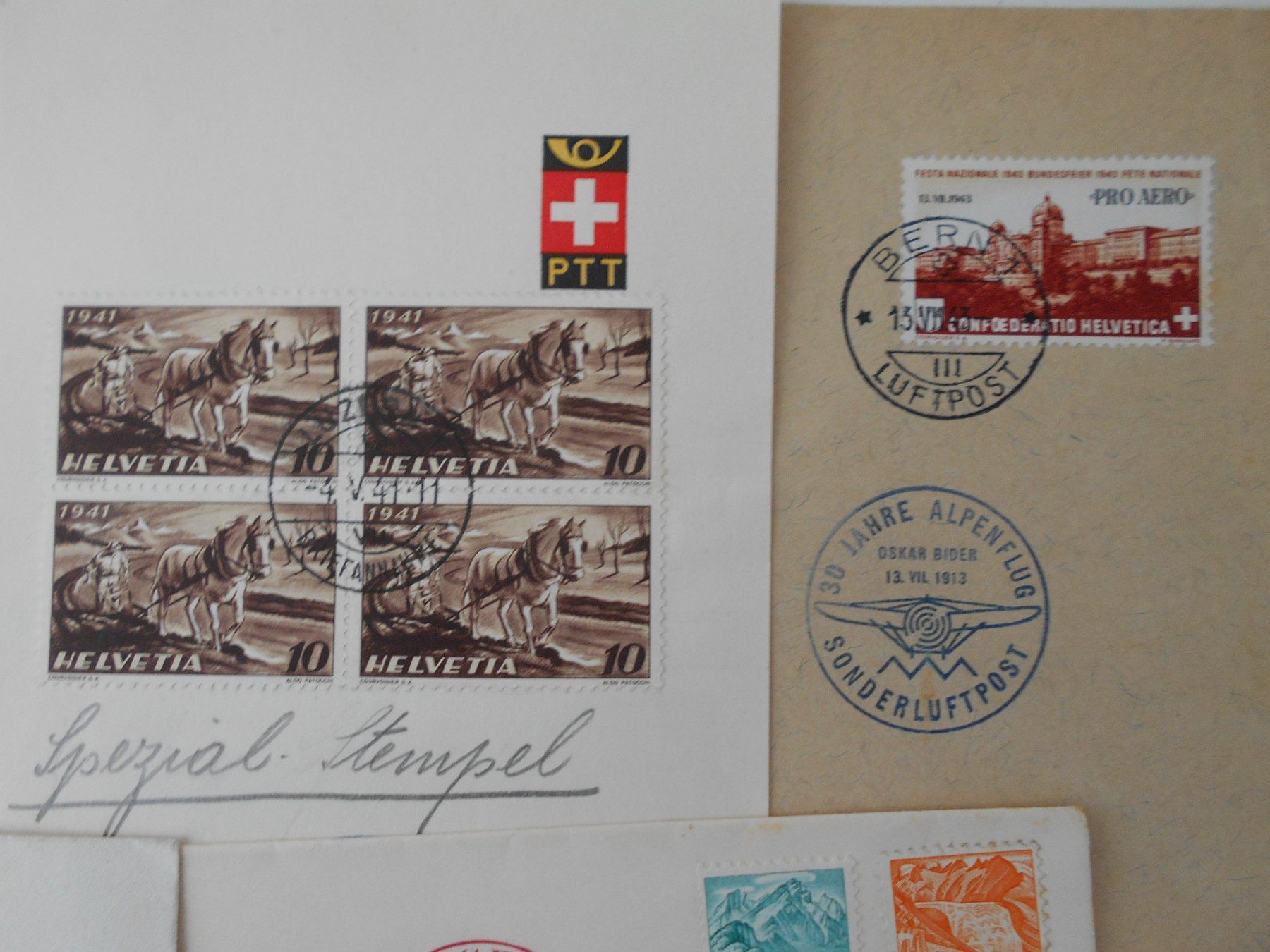 Tutti i francobolli: Briefmarken Lot 1940 er Jahre – Usato da Hünibach venduto da vielesachen 3