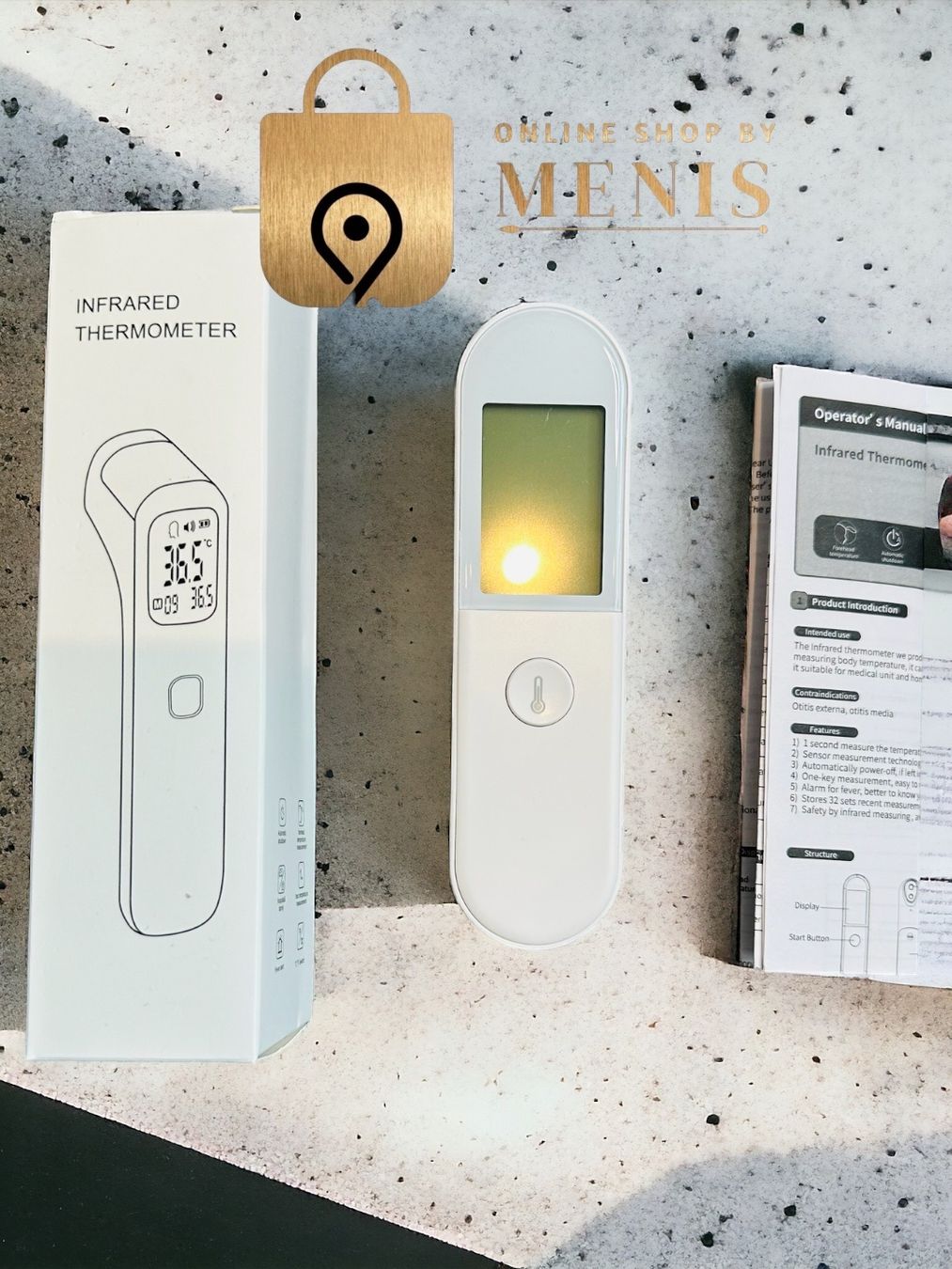 Medizinische Geräte: Thermometer Infrarotthermometer Körpertemperatur Messgerät – Neu und originalverpackt aus Balsthal von Menis-Shop2
