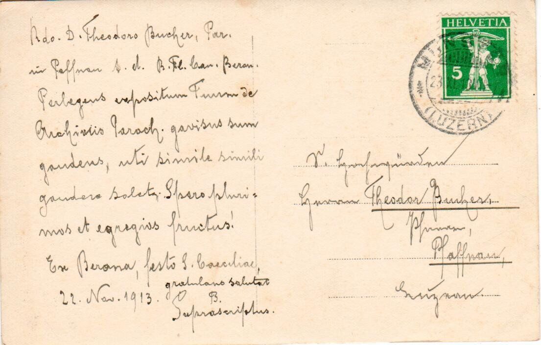 Cartes postales: Bero-Münster LU  1913 – D'occasion à Wolhusen par Curver9 1