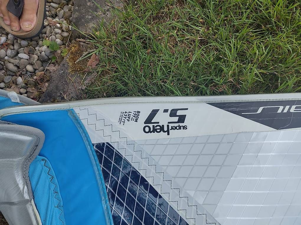 Surfen: North Superhero 5,7 m2 – Gebraucht aus Elsau von tafit01