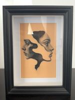 Zwei Gesichter Portrait