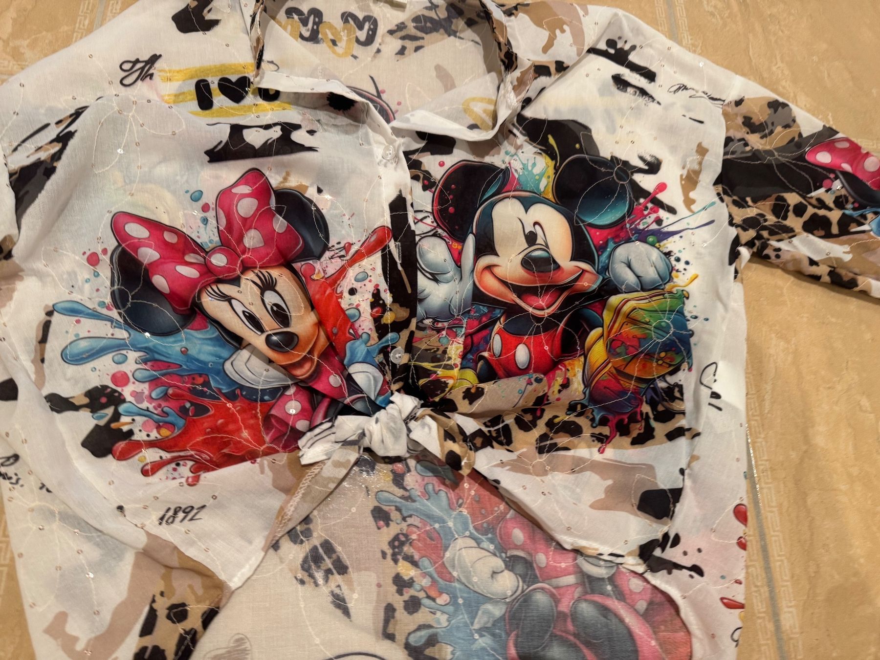 Camicette: Neue coole Micky Mouse Bluse, Einheitsgrösse – Nuovo (secondo la descrizione) da Klingnau venduto da Markus14 1