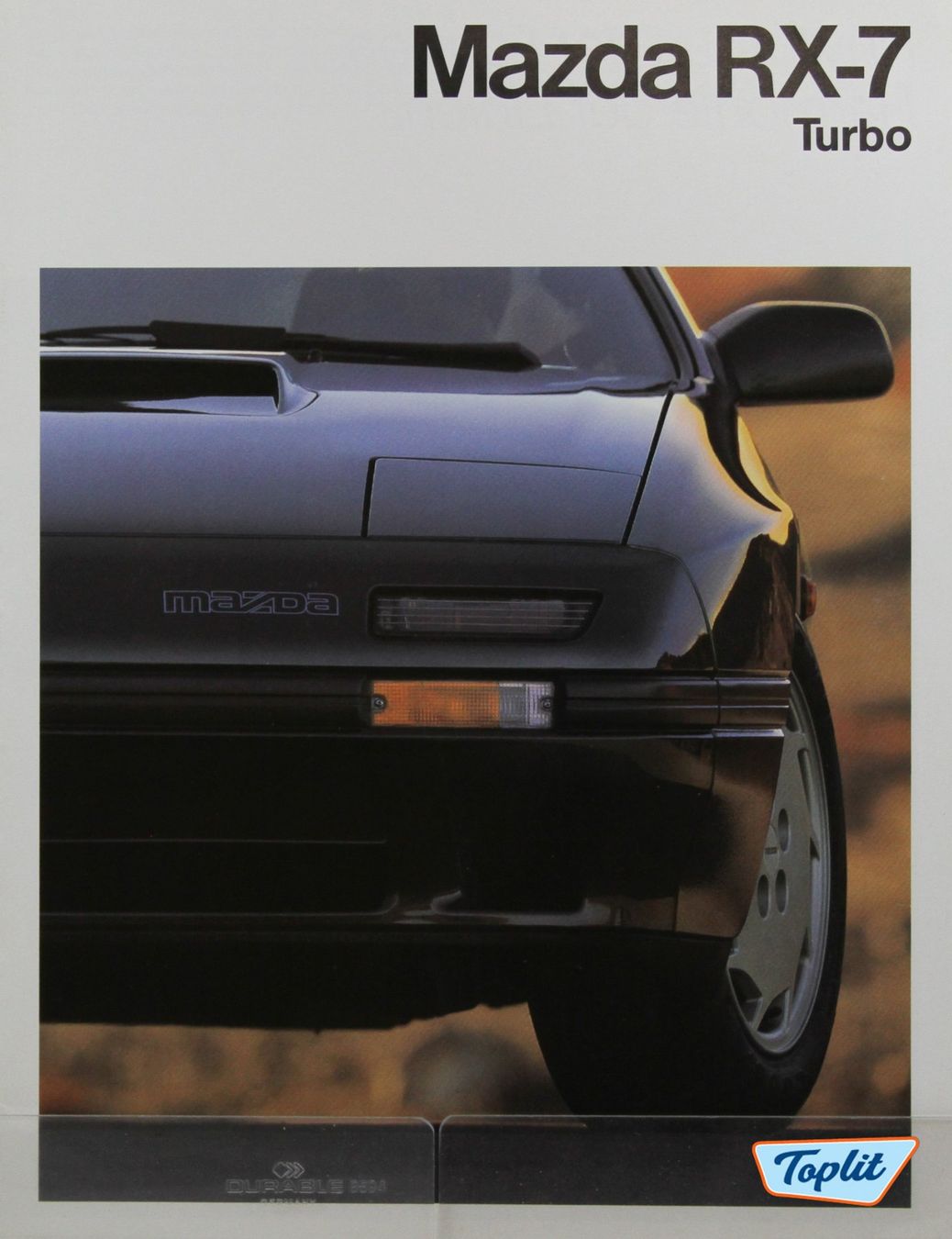 ORIGINAL NEUWAGEN PROSPEKT - MAZDA - RX7 - TYP FC3S - 1991 (Gebraucht ...