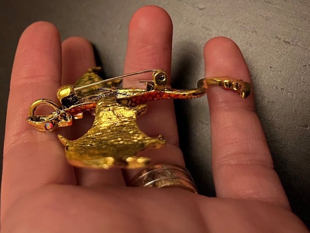 Broschen & Nadeln: Brosche Drache – Neu (gemäss Beschreibung) aus Gams von Mariawicca 5