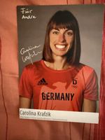 Signierte Fotokarte Carolina Krafzik 