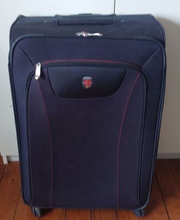 Ellehammer Reisekoffer schwarz mit 4 Rollen