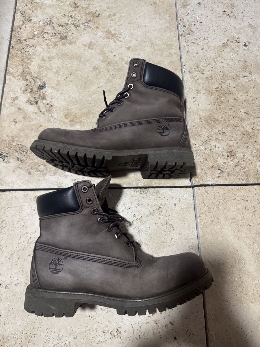 Timberland Herrenschuhe: Timberland Stiefel Leder Schnürschuhe – Gebraucht aus Buchrain von Babyblau777 1