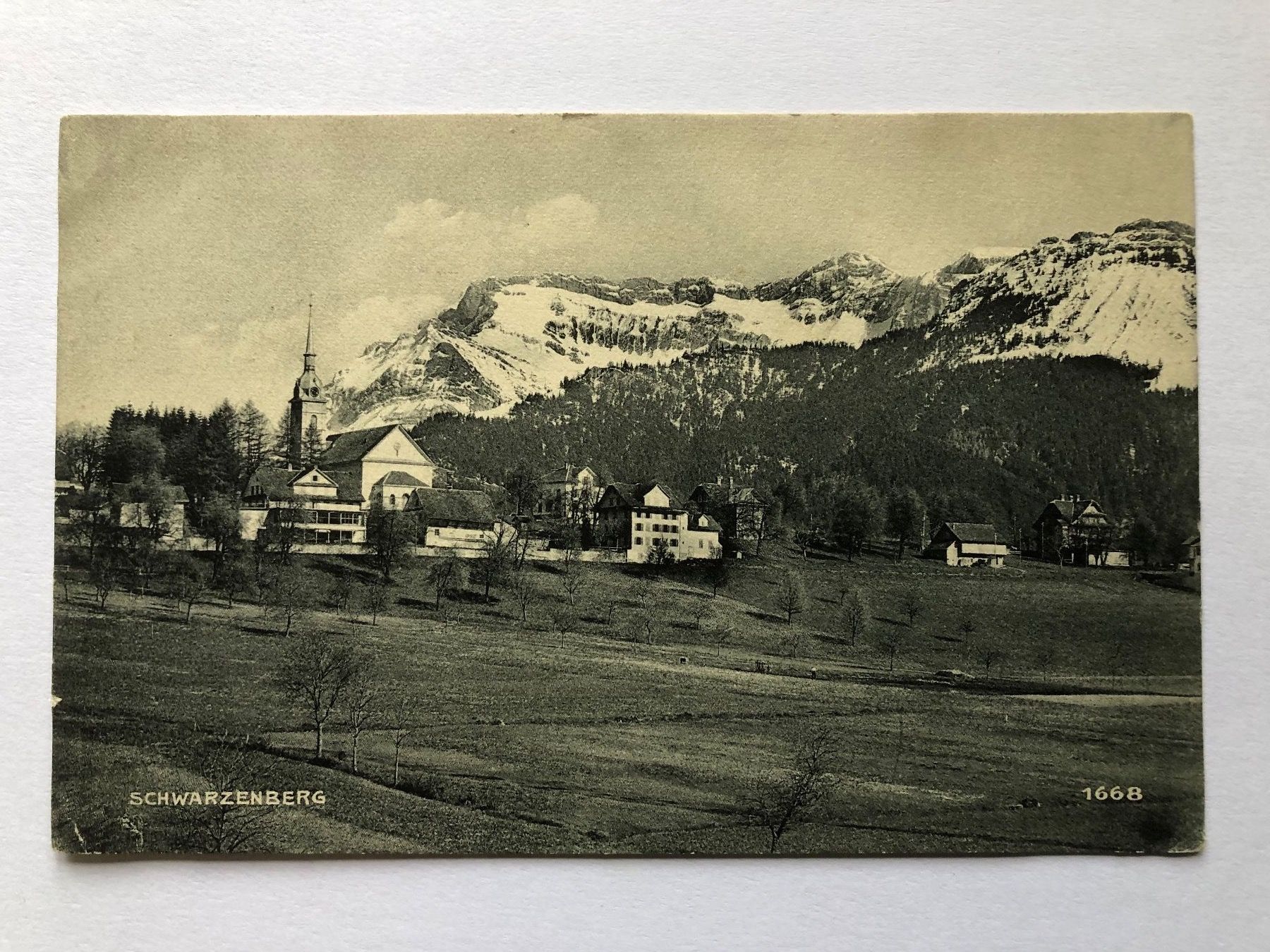 Cartoline postali: Schwarzenberg - gelaufen 1911 – Usato da Bassersdorf venduto da F-104fan