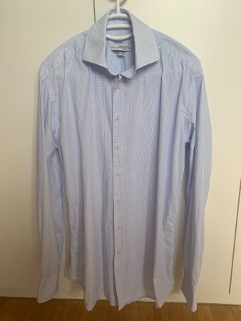 Artigiano by Asoni Hemd hellblau Size 39 M