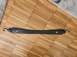 Msison Mollerus Schulterhenkel Goofy Leder Schwarz neuwertig