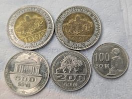 Uzbekistan circulating coins,delivery end of October
