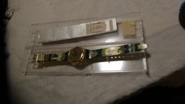 S-WATCH  ATLANTA 1996 HERREN UHR,QUARTZ.MIT BOX.LÄÜFT