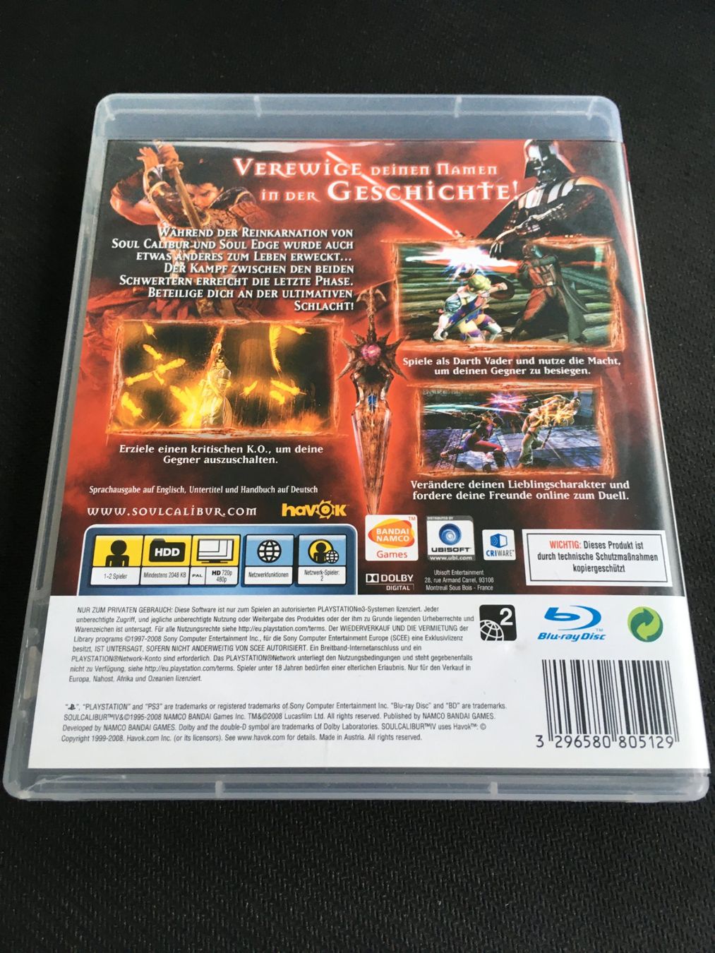 Sony Giochi: Soul Calibur IV - Playstation 3 / PS3 – Usato da St.Gallen venduto da Punktchen01 1