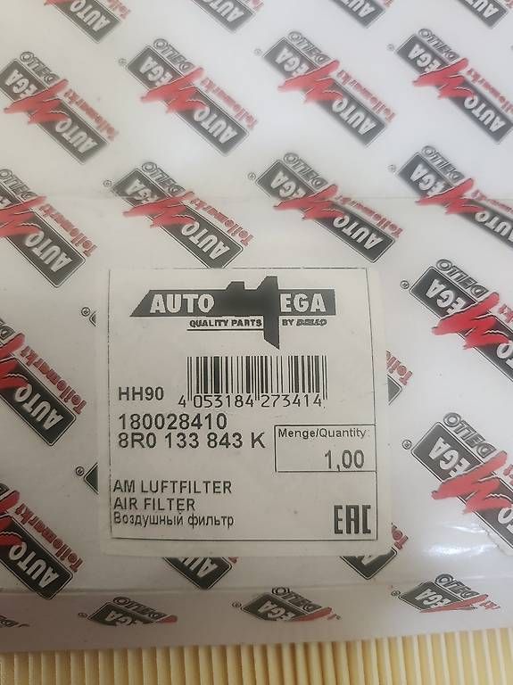 Ventilazione: Luftfilter für Audi A4 B8 – Nuovo e nell'imballaggio originale da Goldach venduto da suhaci79 1