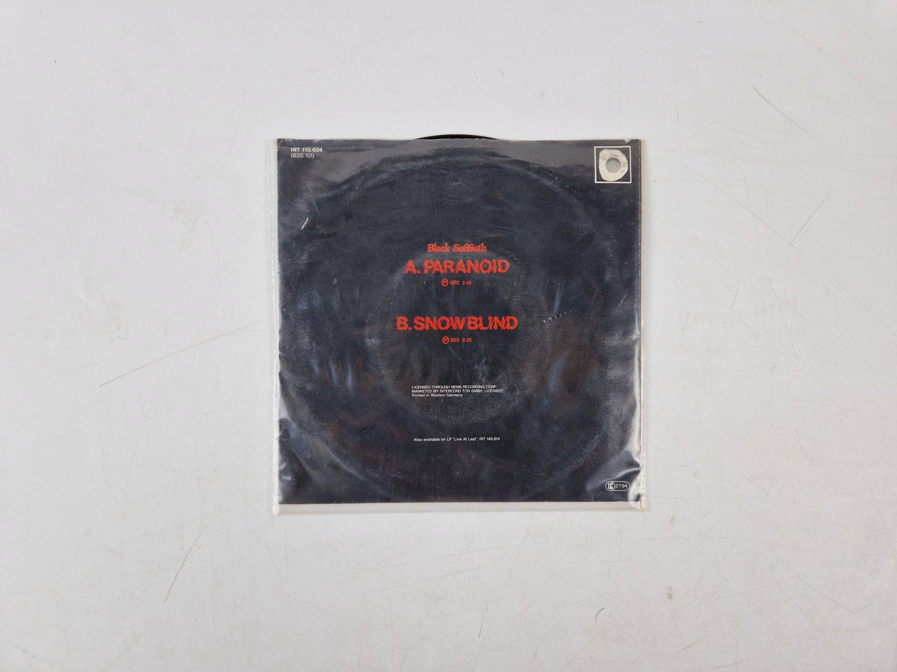 Dischi in vinile: Black Sabbath (1 Single) – Usato da Muhen venduto da Restwert_Muhen 1