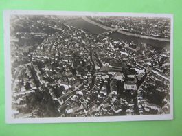 Ansichtskarte, Flieger Postkarte von Basel, Gesamtansicht