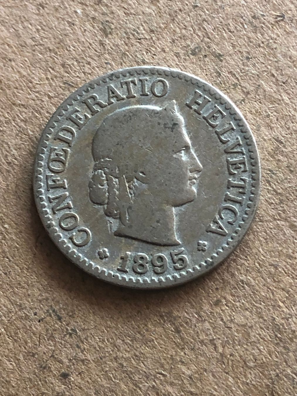 Toutes les monnaies: 10 Rp. 1895 – D'occasion à Schötz par Odpa