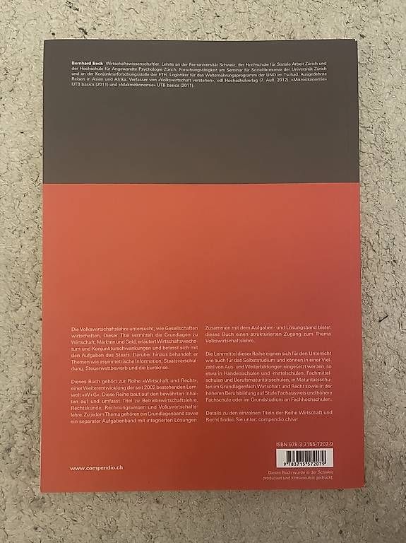 Libri: Volkswirtschaftslehre Lehrmittel – Nuovo (secondo la descrizione) da Bern venduto da simone.mueller 1