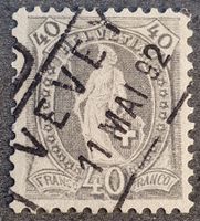 Stehende Helvetia Vevey 69C Kat. 150.-