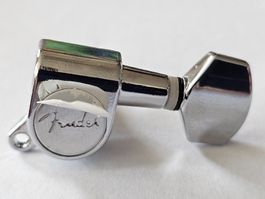 Fender Tuners Chrome 6-in-Line - Strat Style / New