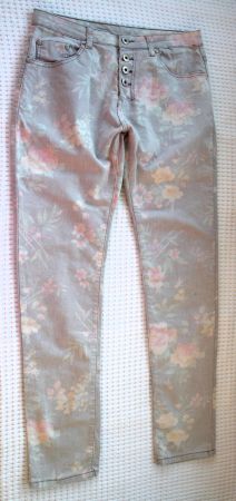 Hose Jeans 🌸Blumen Floral Flower🌺Rosen CANDA Premium Boho