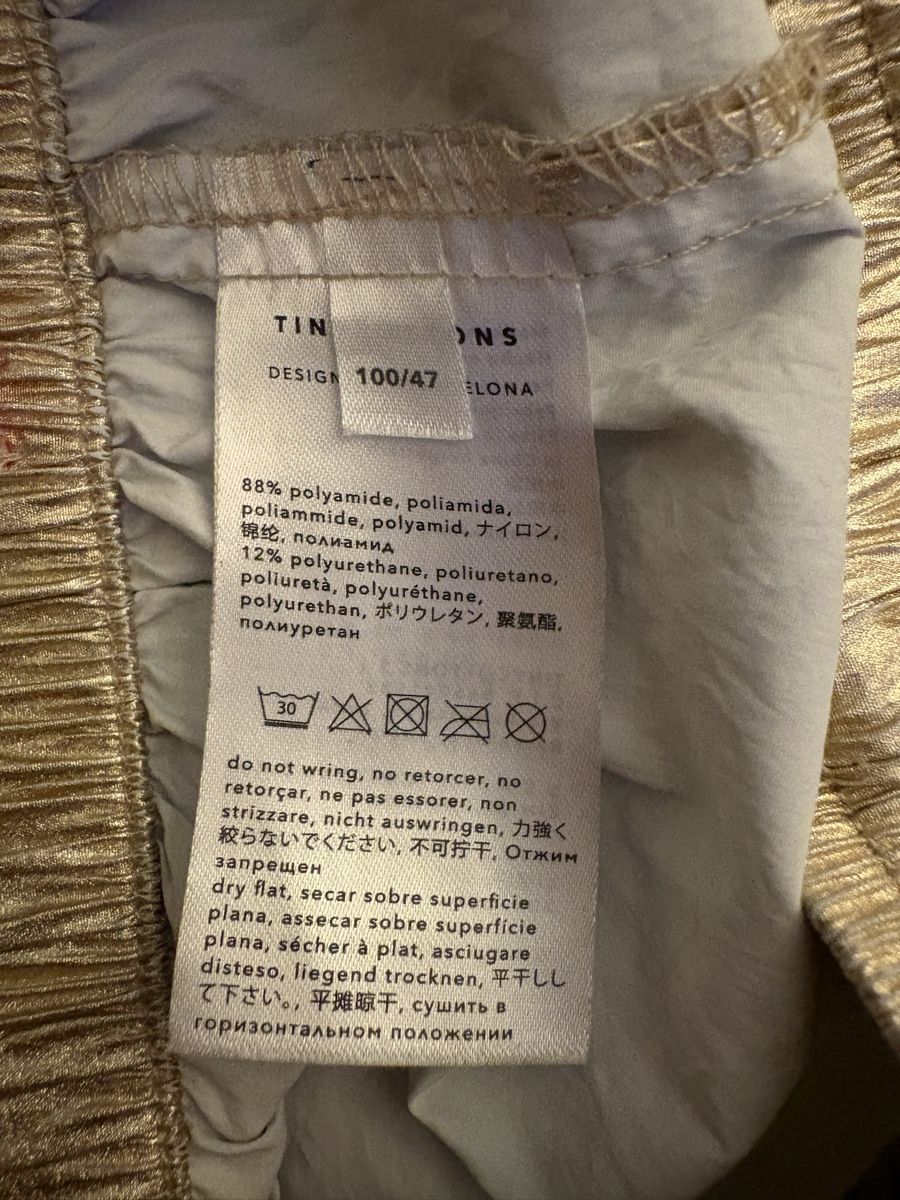 Tinycottons Pantaloni: Tiny cottons goldene Shorts 98 – Usato da Winterthur venduto da kiwimel 2