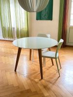 Table salle à manger ronde / bois massif 110 cm