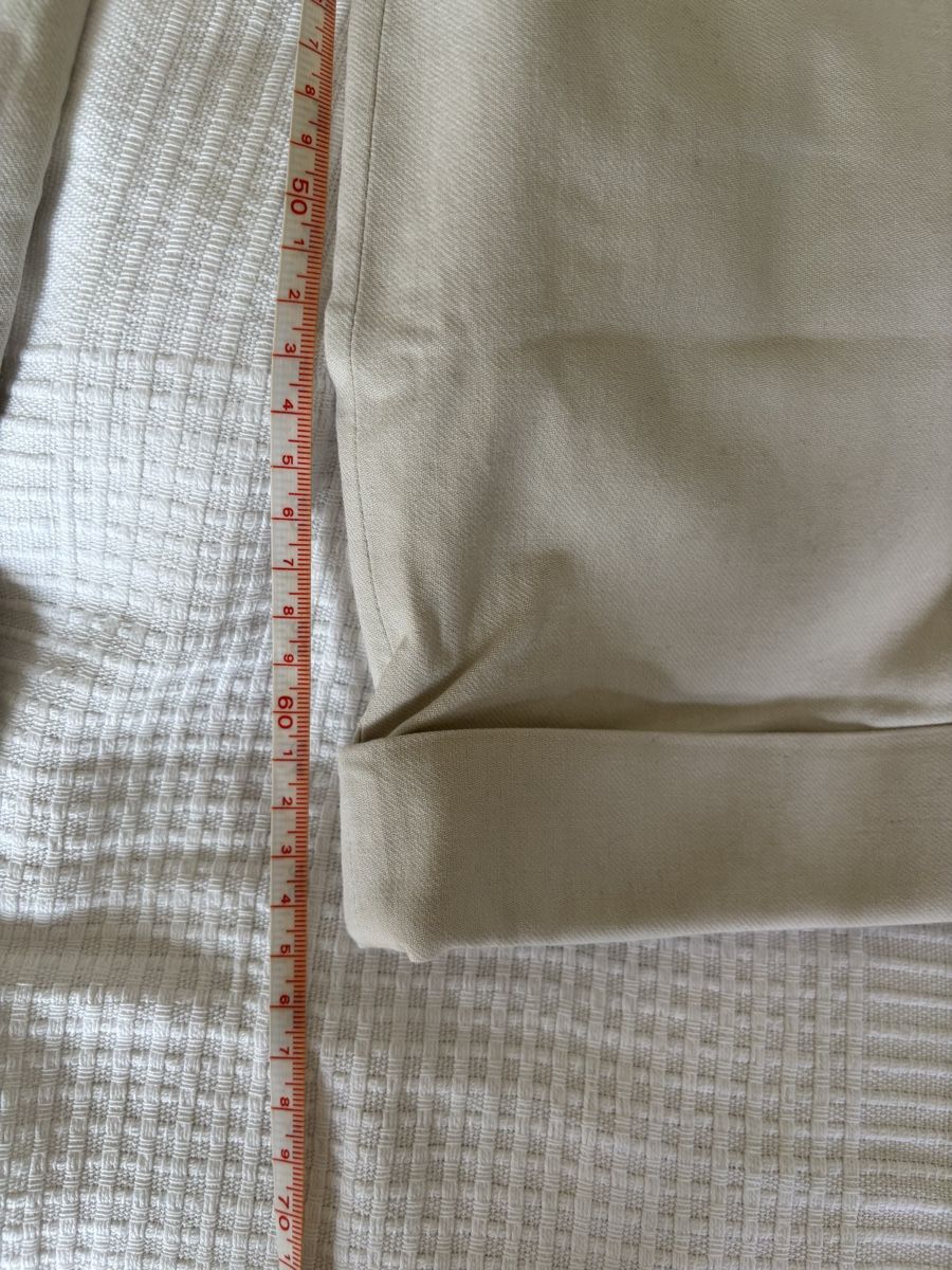 Stella McCartney Pantaloni: stella mccartney wide leg hose helles beige – Usato da Winkel venduto da Zimtguetzli 8