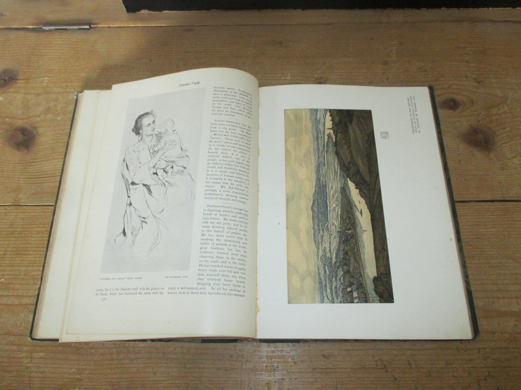 Bücher: Antikes Kunstbuch aus England, 1908 – Defekt aus Flims - Dorf von Stagediver 7
