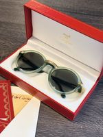 Cartier Cabriolet vert – Lunettes vintage rares – Full set –