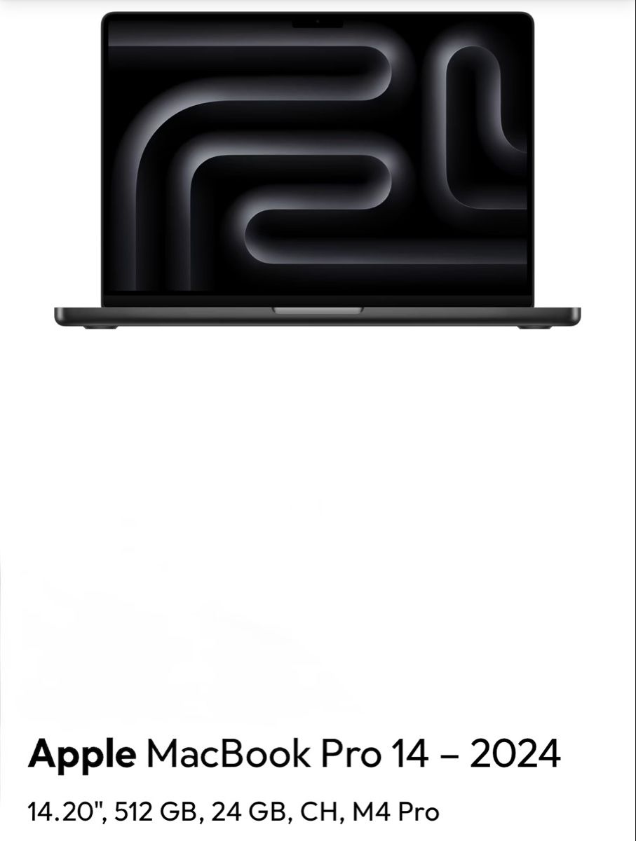 Apple Portables: Apple MacBook Pro 14 - 2024 – D'occasion à Minusio par Cassius6