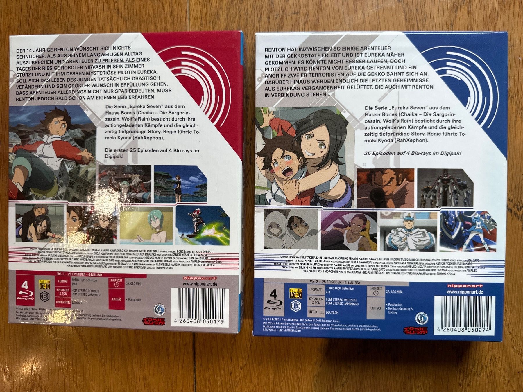 Tutti i DVDs: Eureka seven 1-2 komplett Anime Blu ray – Usato da Benken ZH venduto da Audi-erich 1