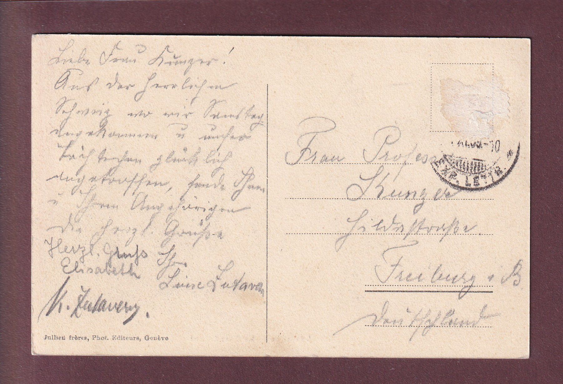 Cartoline postali: LAUSANNE - Grand Pont - Tram – Usato da Pully venduto da nicecards 1