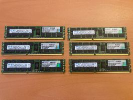 Samsung 6x 4 GB DDR3 ECC Registered Server RAM 24GB Ram