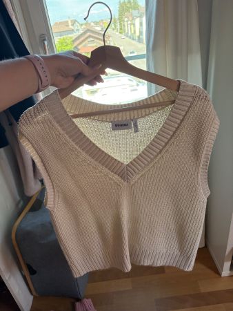 Weekday Strickweste, beige, Grösse S, super Zustand!