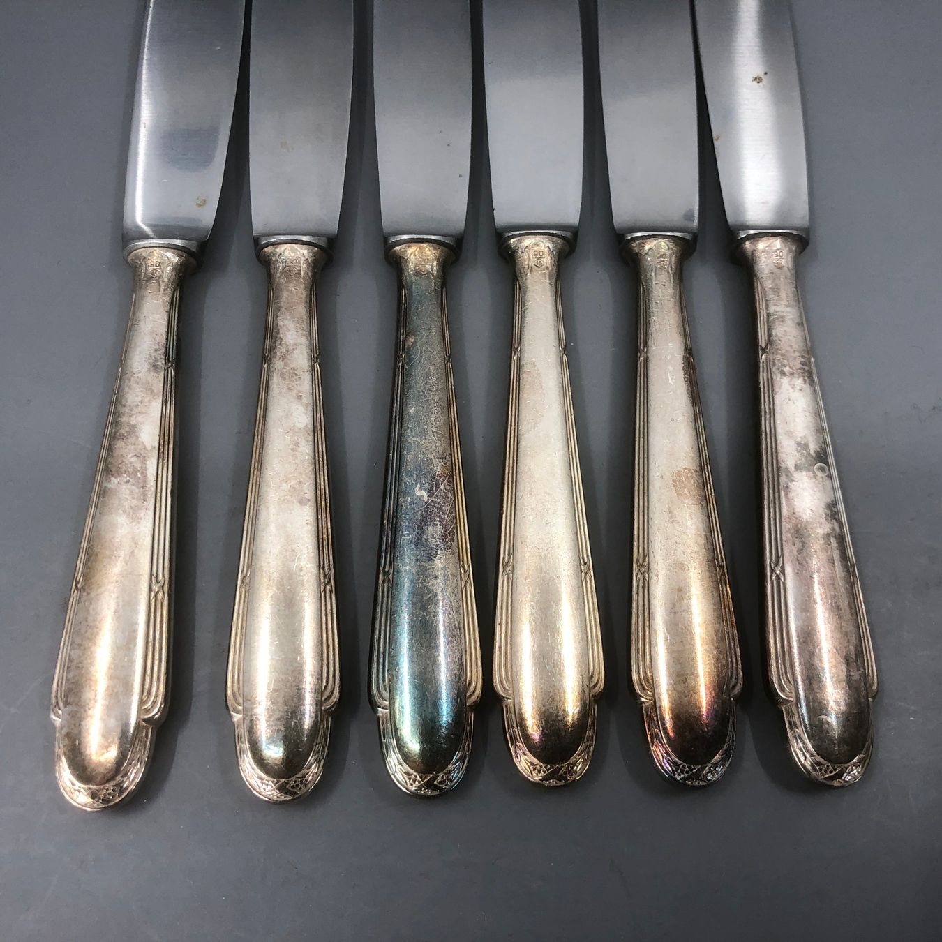 WMF Besteck: 6 Dessertmesser versilbert WMF Modell: 200 – Gebraucht aus Basel von Tiabeanie 6