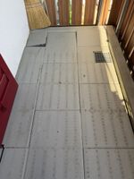 Terrassenplatten grau, knapp 17 Quadratmeter 