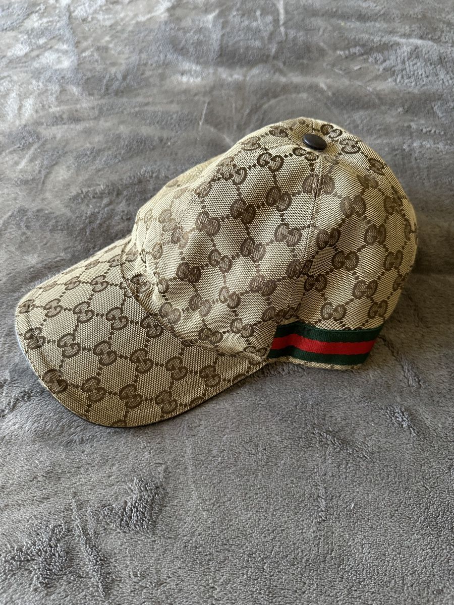 Gucci Copricapi, berretti & cappellini: Gucci Beige Monogram Canvas Baseball Cap - Size M 🧢 – Usato da Genève venduto da bea_72cz 1